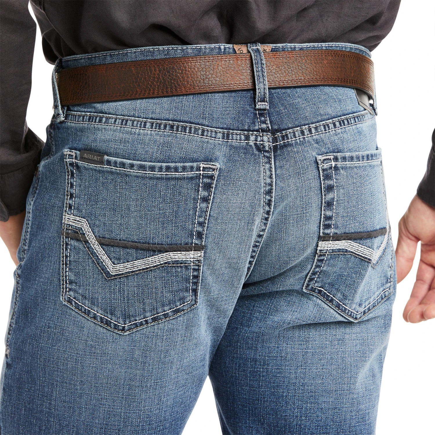 Ariat® Men's M5 Novato Straight Stretch Boot Cut Jeans 10037966 6 Ariat® Men's M5 Novato Straight Stretch Boot Cut Jeans 10037966 - Image 4