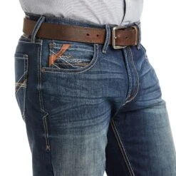 Ariat® Men's M5 Tyler TEKStretch Stackable Straight Leg Jeans 10037967 -Ariat Shoes Shop F21 MNS WEST 10037967 detail02