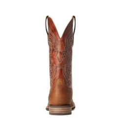 Ariat Men's Everlite Go Getter Brown & Rust Western Boots 10038369 -Ariat Shoes Shop F21 MNS WEST 10038369 heel