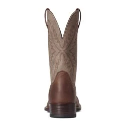 Ariat Men's Rawly Ultra Barrel Brown Leather Western Boots 10038370 -Ariat Shoes Shop F21 MNS WEST 10038370 heel