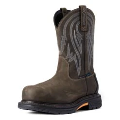 Ariat Men's Workhog XT Tumbleweed H2O Dark Brown Boot 10035911 11 Ariat Men's Workhog XT Tumbleweed H2O Dark Brown Boot 10035911 -Ariat Shoes Shop F21 MNS WORK 10035911 3 4 front