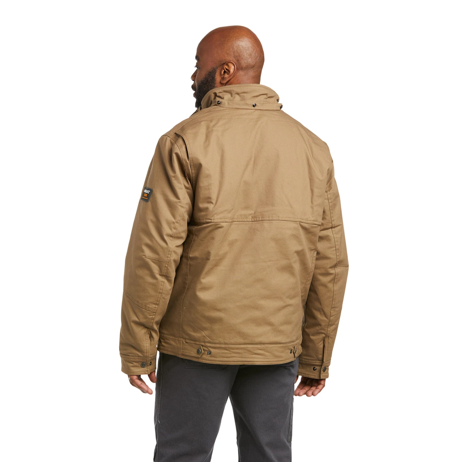 Ariat® Men's Rebar MaxMove 2.0 Cordura Insulated Khaki Jacket 10037714 4 Ariat® Men's Rebar MaxMove 2.0 Cordura Insulated Khaki Jacket 10037714 - Image 2
