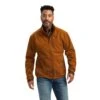 Ariat® Men's Logo 2.0 Chestnut Softshell Jacket 10041612 -Ariat Shoes Shop F22 MNS WEST 10041612 front