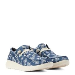 Ariat® Men's Hilo Stretch Lace Bonefish Blue Slip On Shoes 10042500 -Ariat Shoes Shop F22 MNS WEST 10042500 pair