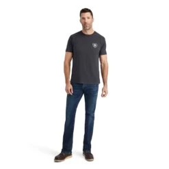 Ariat® Men's Wingspan Charcoal Heather T-Shirt 10042659 -Ariat Shoes Shop F22 MNS WEST 10042659 full 11a0909c 2765 454b 8ea2 a5c5810cf6a2