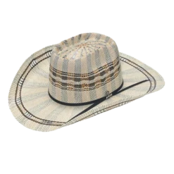 Ariat Men's Brick Top Two Toned Creamed Star Western Hat A73264