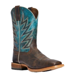 Ariat® Men's Stout Brown & Atlanta Blue Challenger Boots 10033942