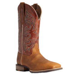 Ariat Men's Everlite Go Getter Brown & Rust Western Boots 10038369