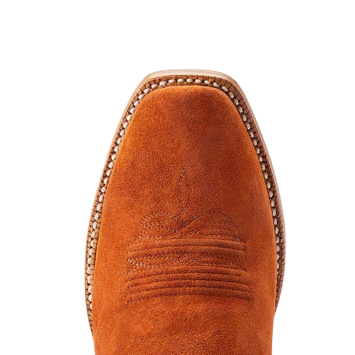 Ariat® Men's Futurity Showman Dark Copper Roughout & Black Western Boots 10044524 4 Ariat® Men's Futurity Showman Dark Copper Roughout & Black Western Boots 10044524 - Image 2