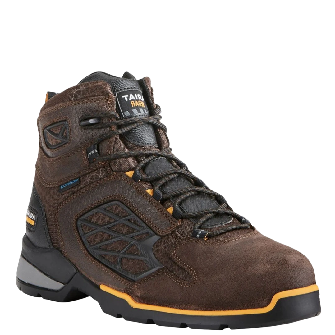 Ariat® Men's Rebar Flex H2O Chocolate Composite Toe Work Boots 10021498 3 Ariat® Men's Rebar Flex H2O Chocolate Composite Toe Work Boots 10021498