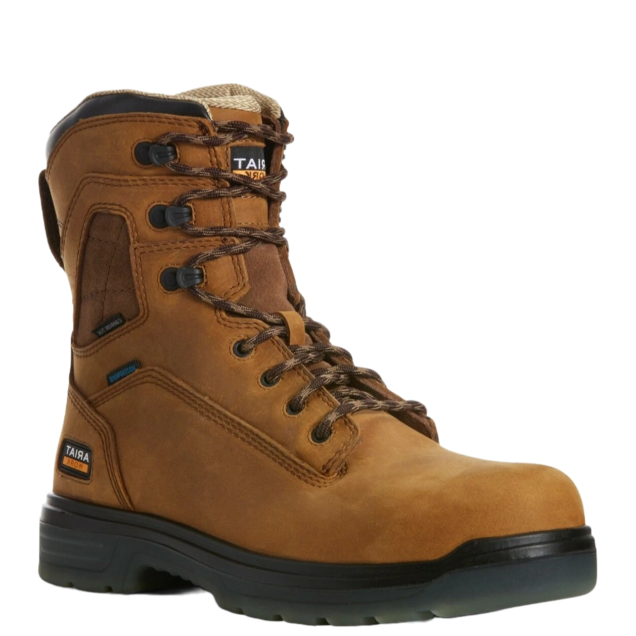 Ariat® Men's Turbo 8" H2O Waterproof Composite Toe Work Boots 10027326 3 Ariat® Men's Turbo 8" H2O Waterproof Composite Toe Work Boots 10027326