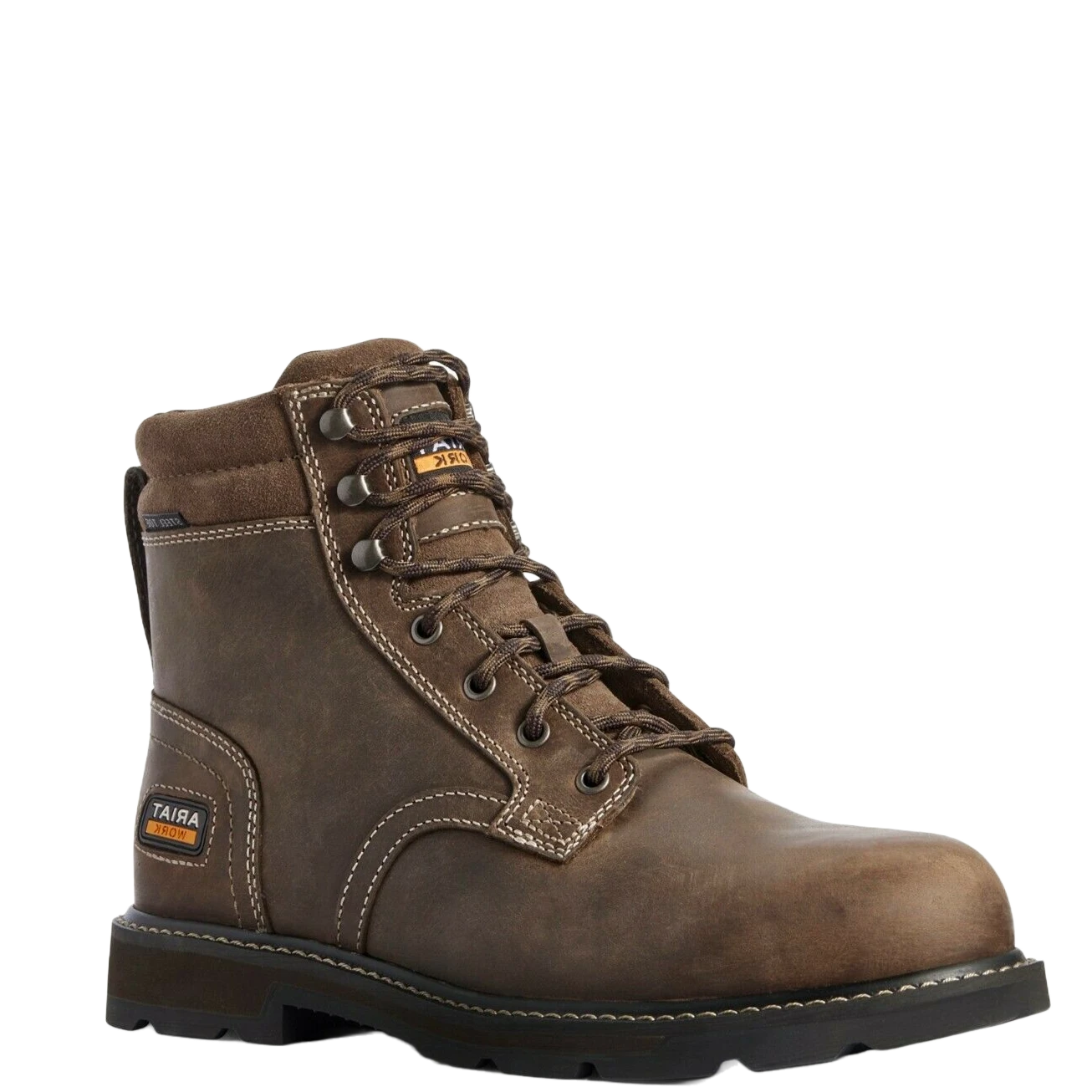 Ariat® Men's Brown Groundbreaker 6" Steel Toe Boot 10031418 3 Ariat® Men's Brown Groundbreaker 6" Steel Toe Boot 10031418