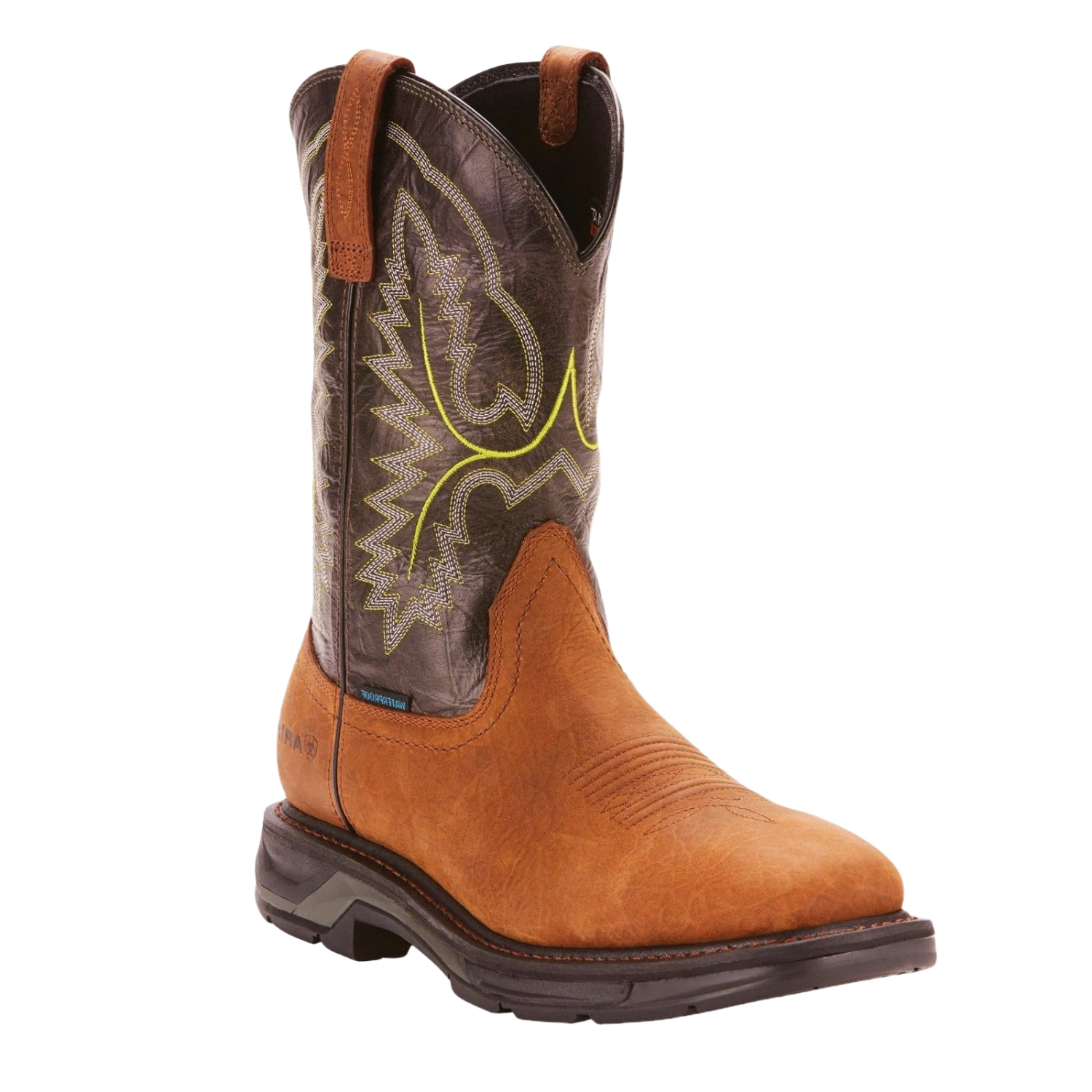 Ariat® Men's Workhog XT Bark/Forest H2O Square Toe Boots 10024971 7 Ariat® Men's Workhog XT Bark/Forest H2O Square Toe Boots 10024971 - Image 5