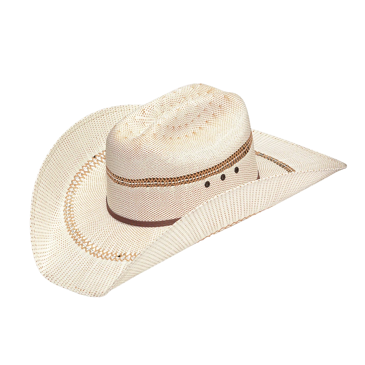 Ariat Unisex Bangora White Straw Western Hat A73126 3 Ariat Unisex Bangora White Straw Western Hat A73126