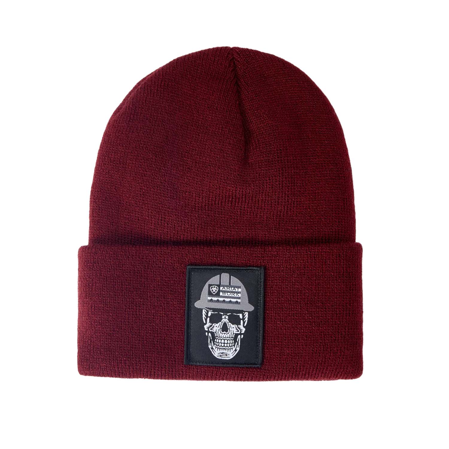 Ariat® Men's Rebar Roughneck Malbec Watch Beanie Cap 10041449 3 Ariat® Men's Rebar Roughneck Malbec Watch Beanie Cap 10041449