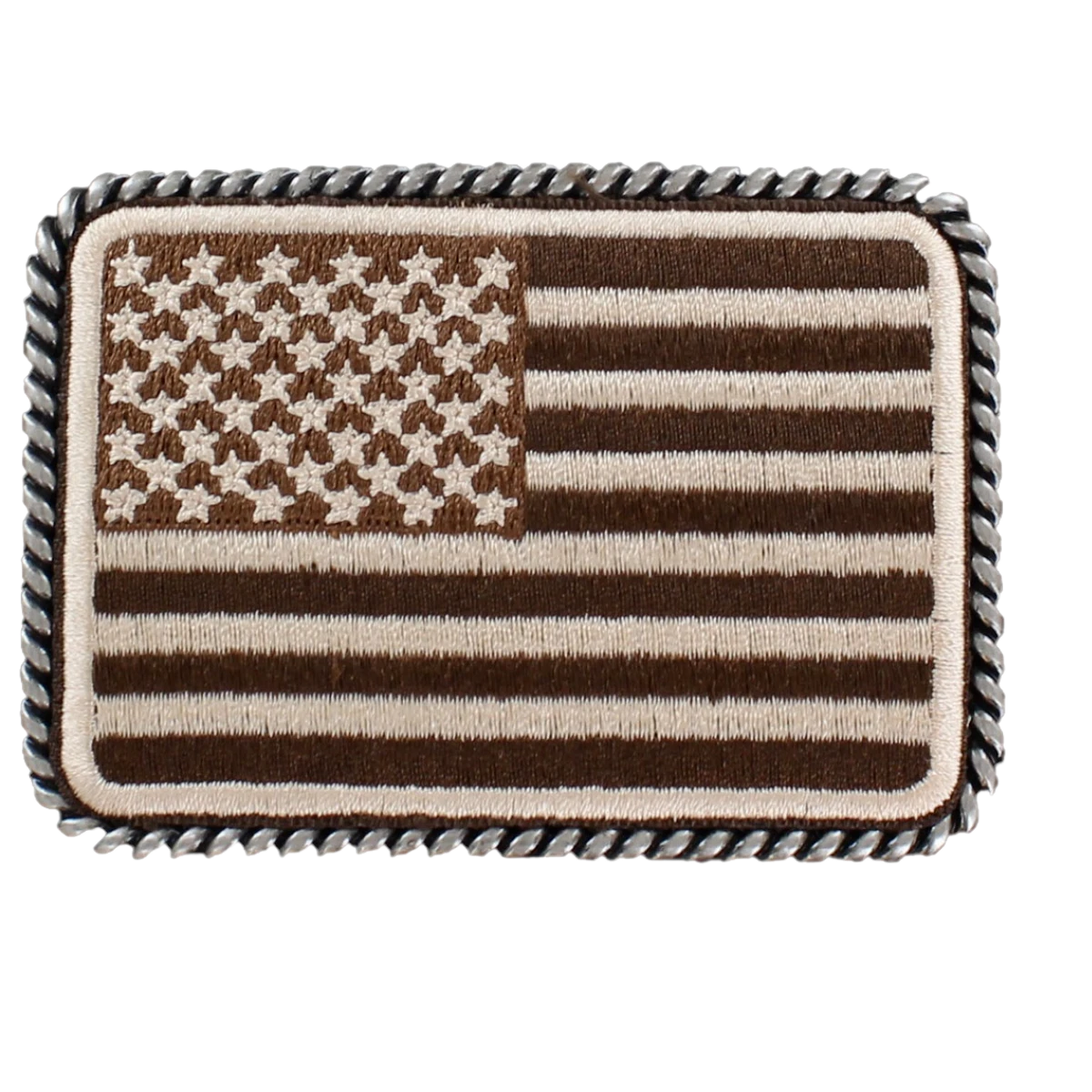 Ariat Mens Rectangle Flag Belt Buckle A37010 3 Ariat Mens Rectangle Flag Belt Buckle A37010