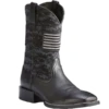 Ariat® Men's Black Sport Patriot Square Toe Boot 10023361 -Ariat Shoes Shop Myproject 33