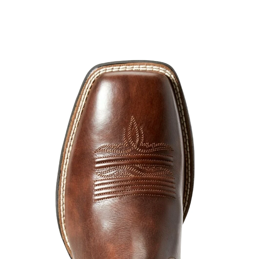 Ariat Men's Red Brown & Black AMOS Hand Stand Boot 10029689 4 Ariat Men's Red Brown & Black AMOS Hand Stand Boot 10029689 - Image 2