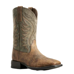 Ariat Men's Sorrel Crunch & Army Green Amos Boots 10029688