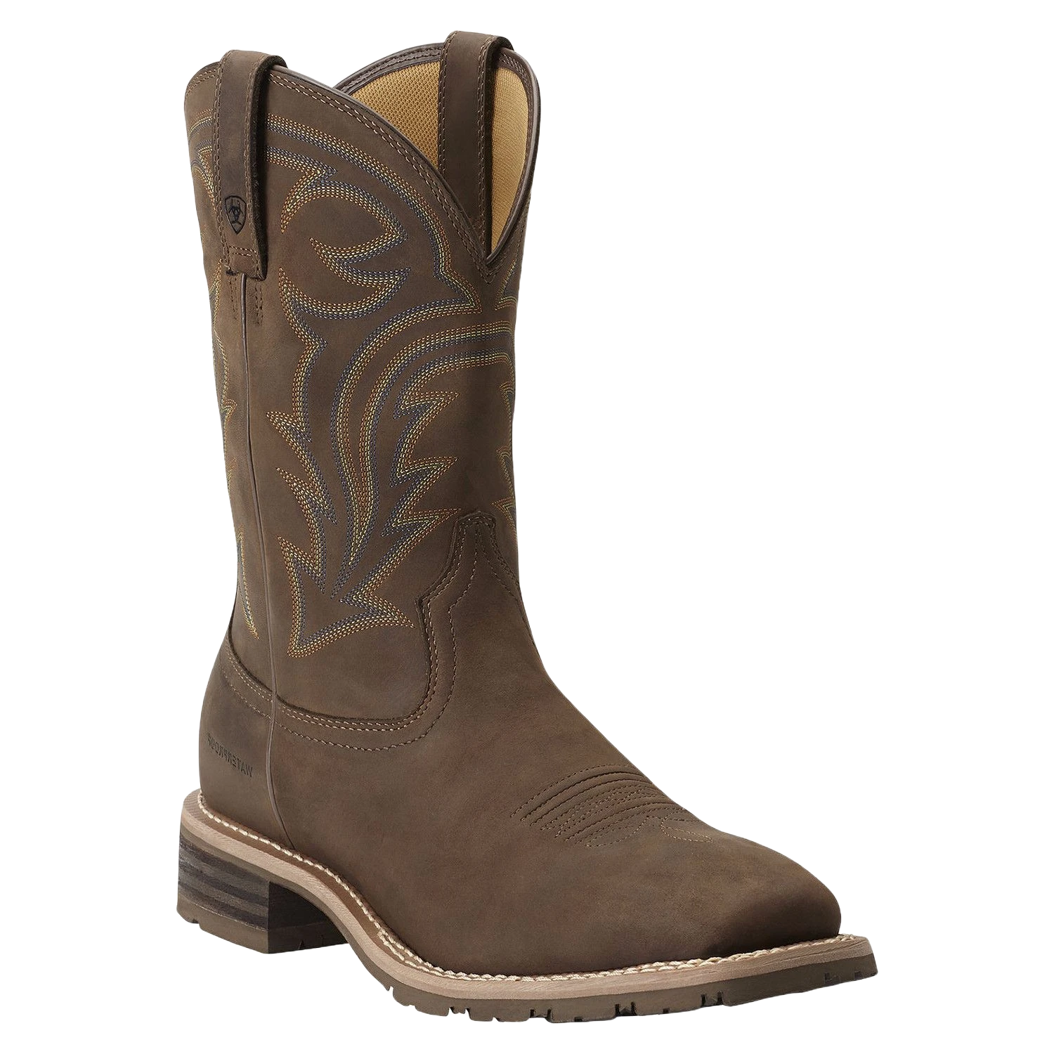 Ariat Men’s Brown Hybrid Rancher H2O Waterproof Pull-On Boot 10014067 3 Ariat Men’s Brown Hybrid Rancher H2O Waterproof Pull-On Boot 10014067