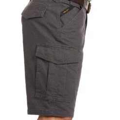 Ariat Mens Rebar Relaxed Durastretch Rebar Grey Cargo Shorts 10034681 -Ariat Shoes Shop S21 MNS WORK 10034681 detail01