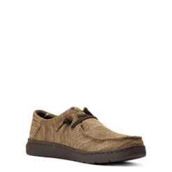 Ariat Men's Hilo Stretch Lace Heather Tan Sip On Shoes 10040444 10 Ariat Men's Hilo Stretch Lace Heather Tan Sip On Shoes 10040444 -Ariat Shoes Shop S22 MNS WEST 10040444 medial