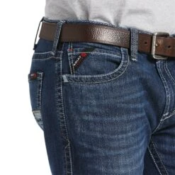 Ariat® Men's FR M7 Slim Stretch DuraLight Straight Leg Jean 10039282 -Ariat Shoes Shop S22 MNS WORK 10039282 detail01