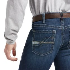 Ariat® Men's FR M7 Slim Stretch DuraLight Straight Leg Jean 10039282 -Ariat Shoes Shop S22 MNS WORK 10039282 detail02