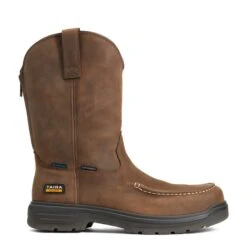 Ariat Men's Turbo Pull On Moc Carbon Toe H2O Boots 10040396 -Ariat Shoes Shop S22 MNS WORK 10040396 side