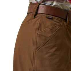 Ariat® Men's Tek 8" Teak Brown Shorts 10043181 -Ariat Shoes Shop S23 MNS WEST 10043181 detail02