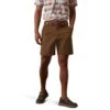 Ariat® Men's Tek 8" Teak Brown Shorts 10043181 -Ariat Shoes Shop S23 MNS WEST 10043181 front