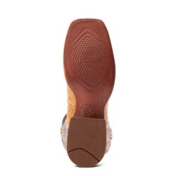 Ariat Men's Broncy Antique Saddle Full QuillSquare Toe Boots 10044419 -Ariat Shoes Shop S23 MNS WEST 10044419 sole