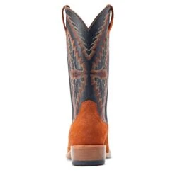 Ariat® Men's Futurity Showman Dark Copper Roughout & Black Western Boots 10044524 12 Ariat® Men's Futurity Showman Dark Copper Roughout & Black Western Boots 10044524 -Ariat Shoes Shop S23 MNS WEST 10044524 heel