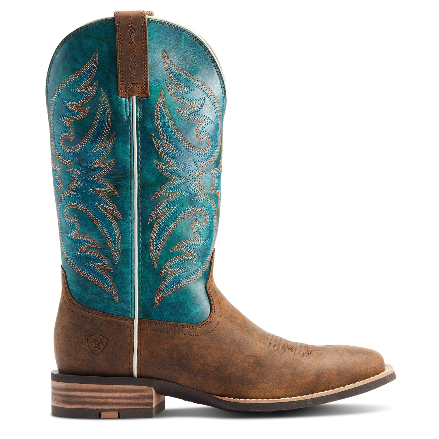 Ariat Men's Ricochet Lightweight Tan & Teal Western Boot 10044568 6 Ariat Men's Ricochet Lightweight Tan & Teal Western Boot 10044568 - Image 4