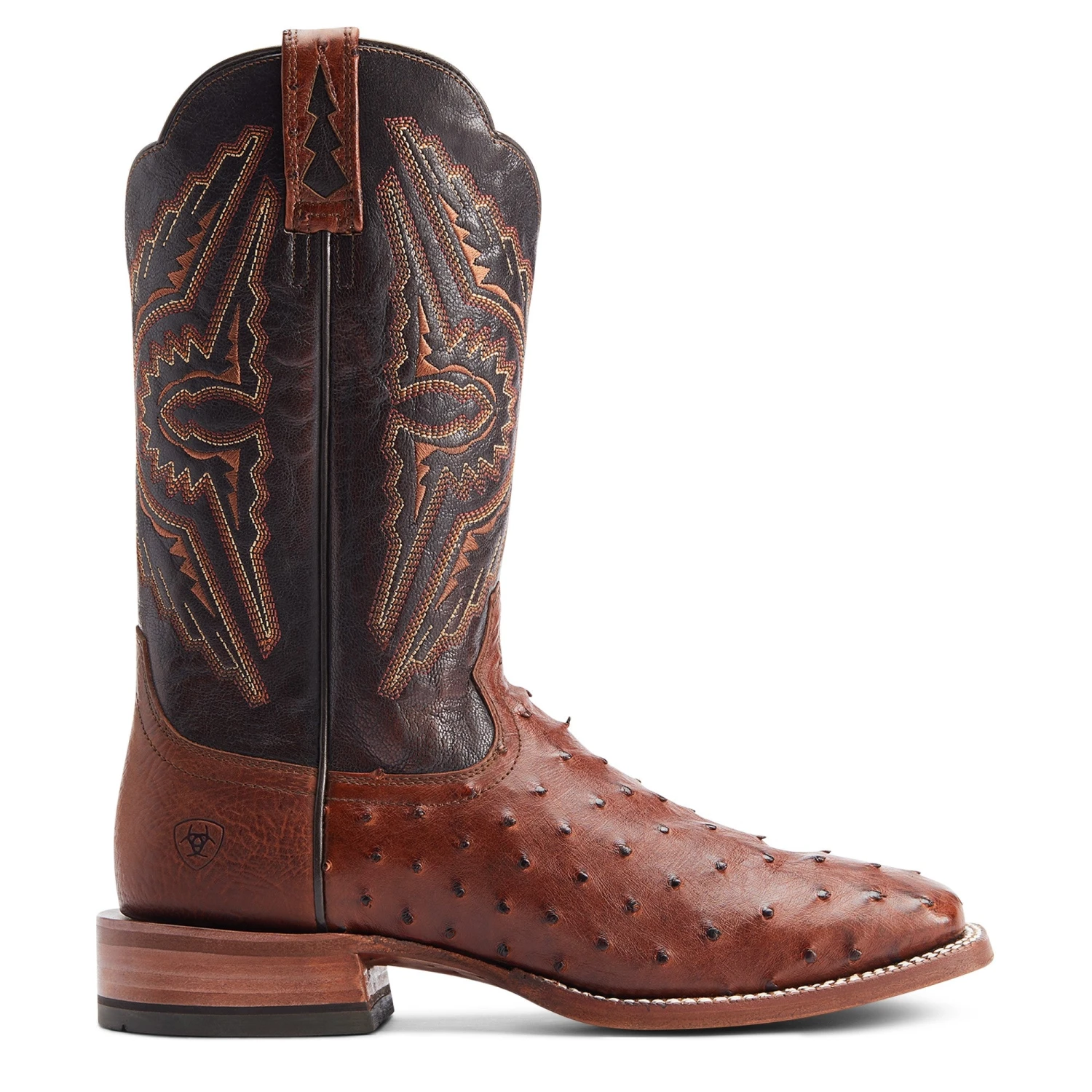 Ariat Men's Broncy Cinnamon Full QuillDark Auburn Western Boots 10044576 6 Ariat Men's Broncy Cinnamon Full QuillDark Auburn Western Boots 10044576 - Image 4