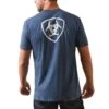 Ariat® Men's Corps Sailor Blue Heather Graphic T-Shirt 10044757 -Ariat Shoes Shop S23 MNS WEST 10044757 back