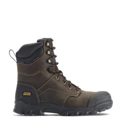 Ariat Men's Treadfast 8" Dark Brown Waterproof Steel Toe Work Boots 10042496 -Ariat Shoes Shop S23 MNS WORK 10042496 side11