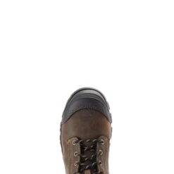 Ariat Men's Treadfast 8" Dark Brown Waterproof Steel Toe Work Boots 10042496 -Ariat Shoes Shop S23 MNS WORK 10042496 toe