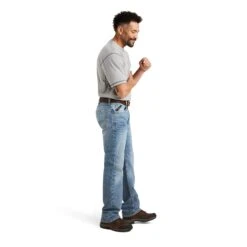 Ariat® Men's Rebar M5 DuraStretch™ Edge Straight Leg Jeans 10043165 -Ariat Shoes Shop S23 MNS WORK 10043165 full