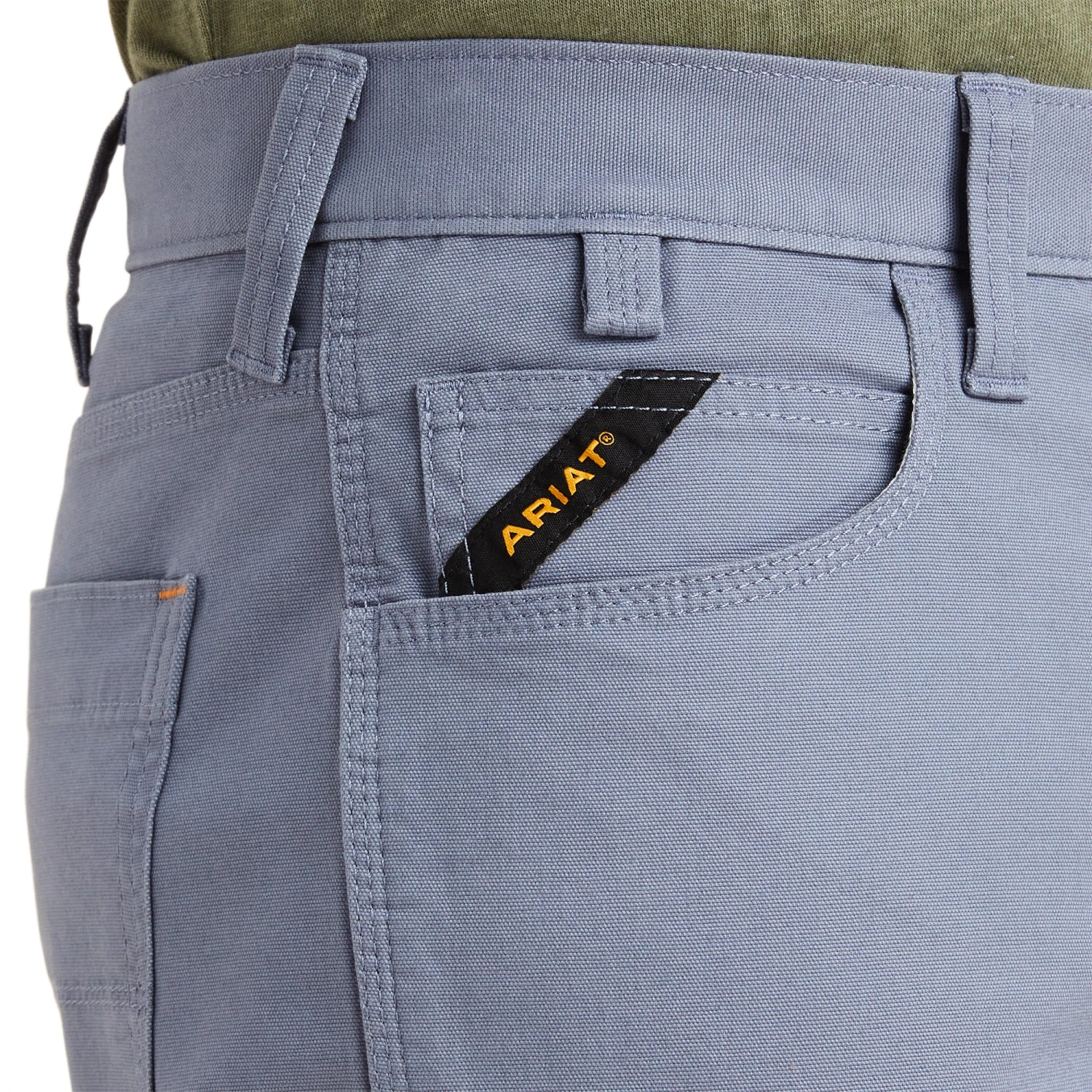 Ariat® Men's Rebar DuraStretch™ Made Tough Flint Stone Shorts 10043170 6 Ariat® Men's Rebar DuraStretch™ Made Tough Flint Stone Shorts 10043170 - Image 4