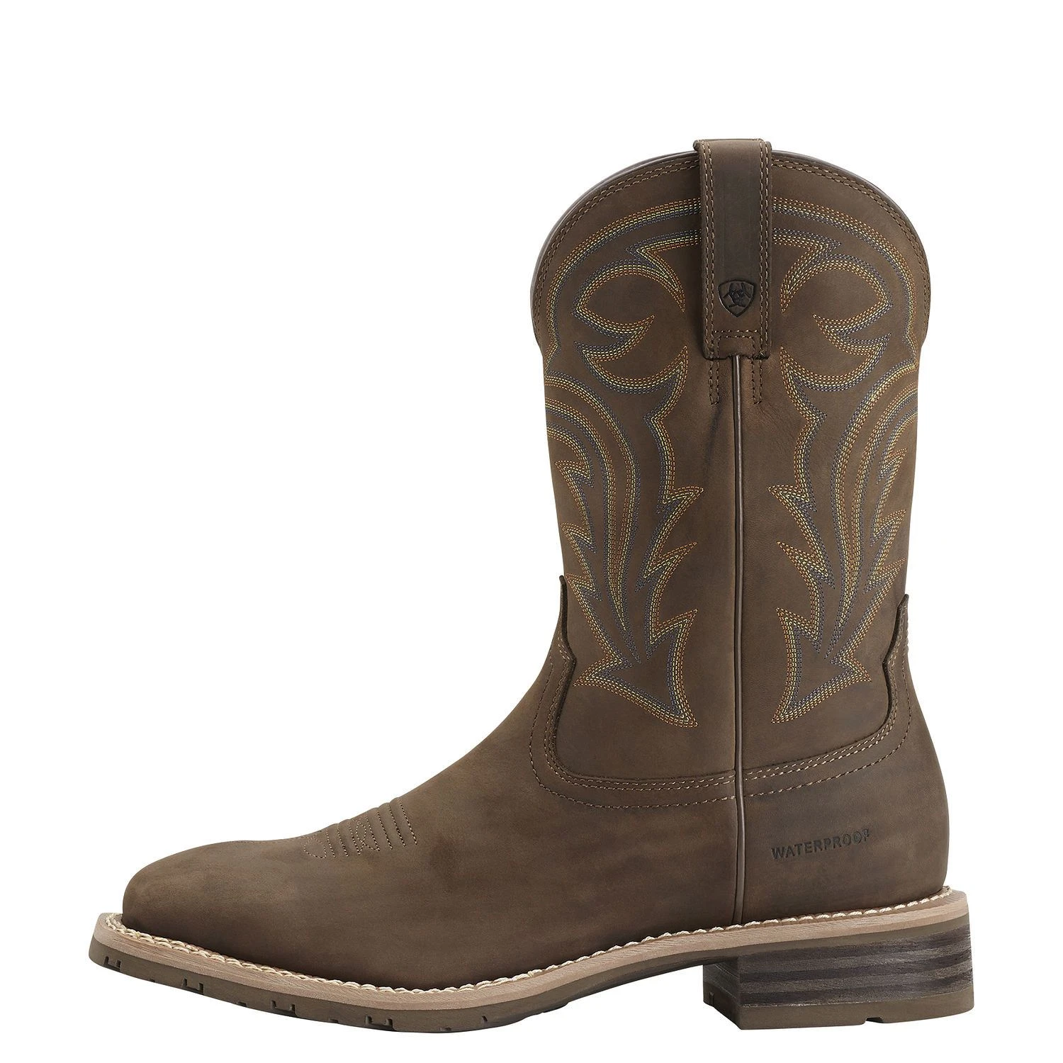 Ariat Men’s Brown Hybrid Rancher H2O Waterproof Pull-On Boot 10014067 5 Ariat Men’s Brown Hybrid Rancher H2O Waterproof Pull-On Boot 10014067 - Image 3